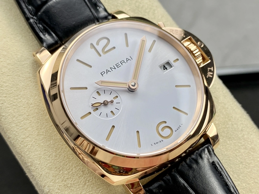 CBD Factory Panerai Luminor Due 42mm White Dial Rose Gold Plated Smooth Bezel (PAM01336) 1:1 Super Clone – DDP.900 Movement ZipUp 361